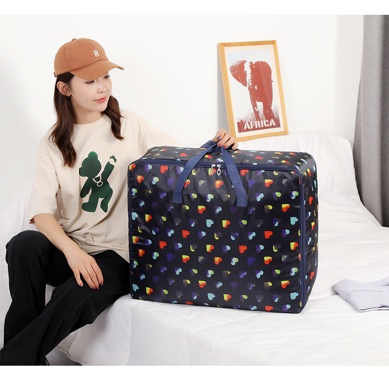 Oxford cloth clothing storage bags, large waterproof quilts, moving student hand luggage bags, home sorting and packing bags pic 20