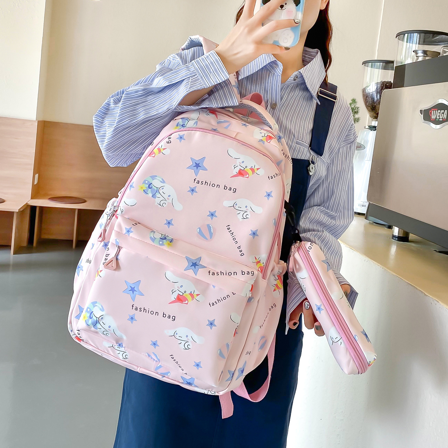 Two-piece backpack for girls in school, lightweight and lightweight bag for students in grades 3 to 6, schoolbag for junior high school students pic 41
