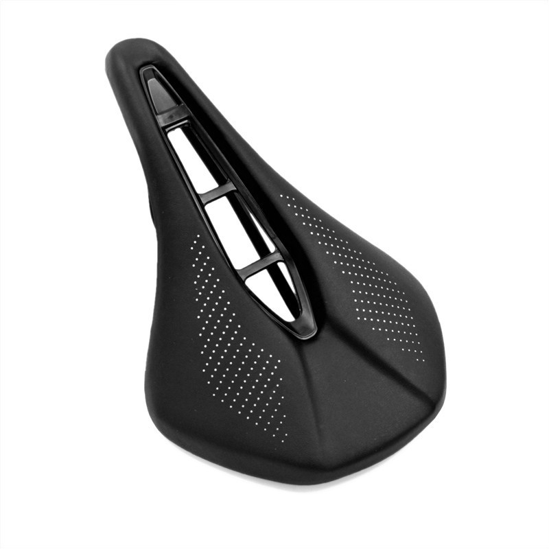 Bicycle seat cushion, all-carbon fiber mountain bike, road bike, hollow seat cushion, ultra-light saddle, riding equipment accessories pic 1