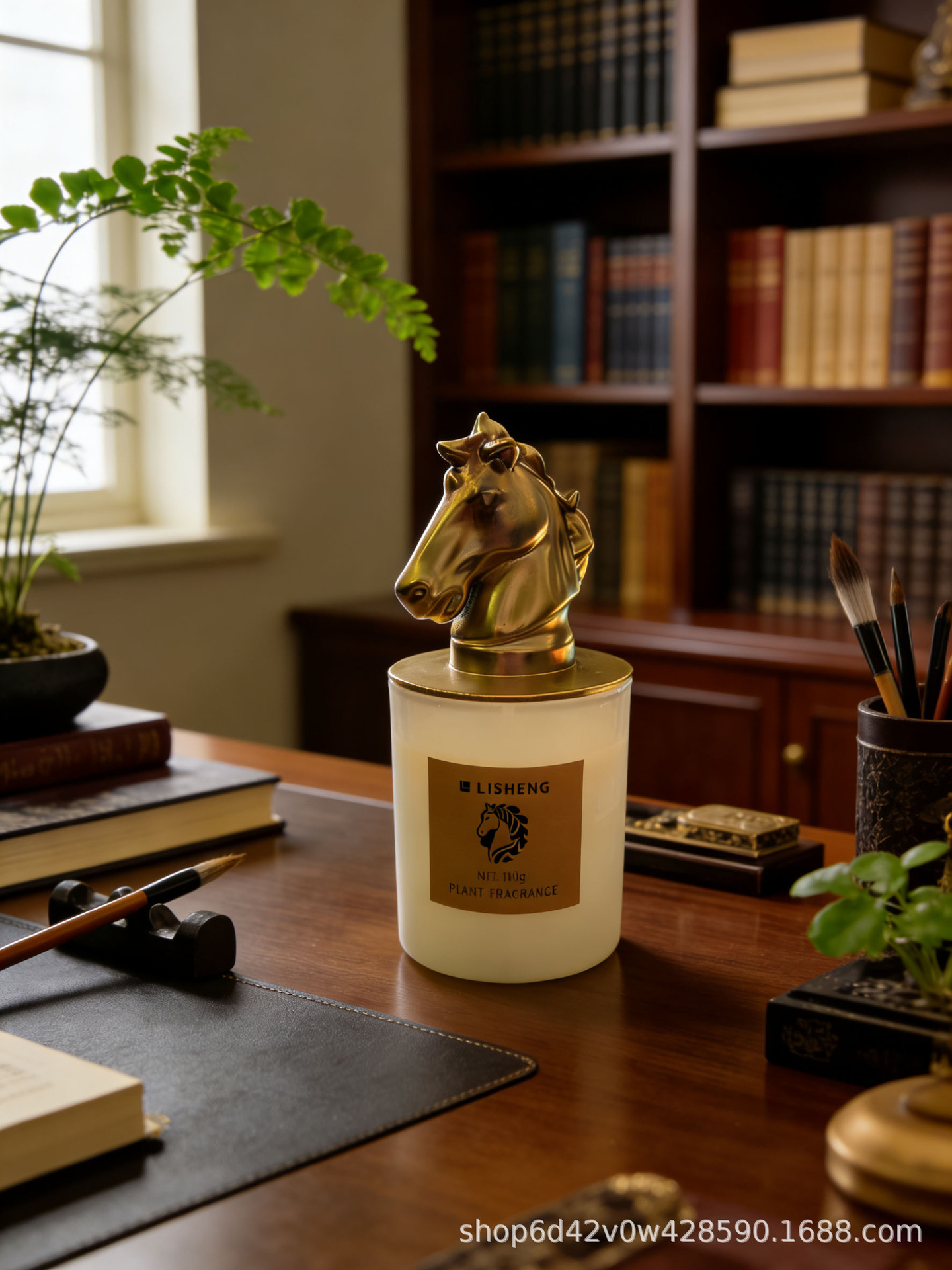 马年新年创意礼盒香薰蜡烛无火香薰高级香摆件香氛扩香套盒家用详情6