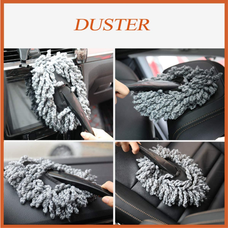 Cross-border source car wash and cleaning set of 10 pieces: car wash sponge, rubber thread, wheel hub brush, glass scraper, car wash brush pic 7