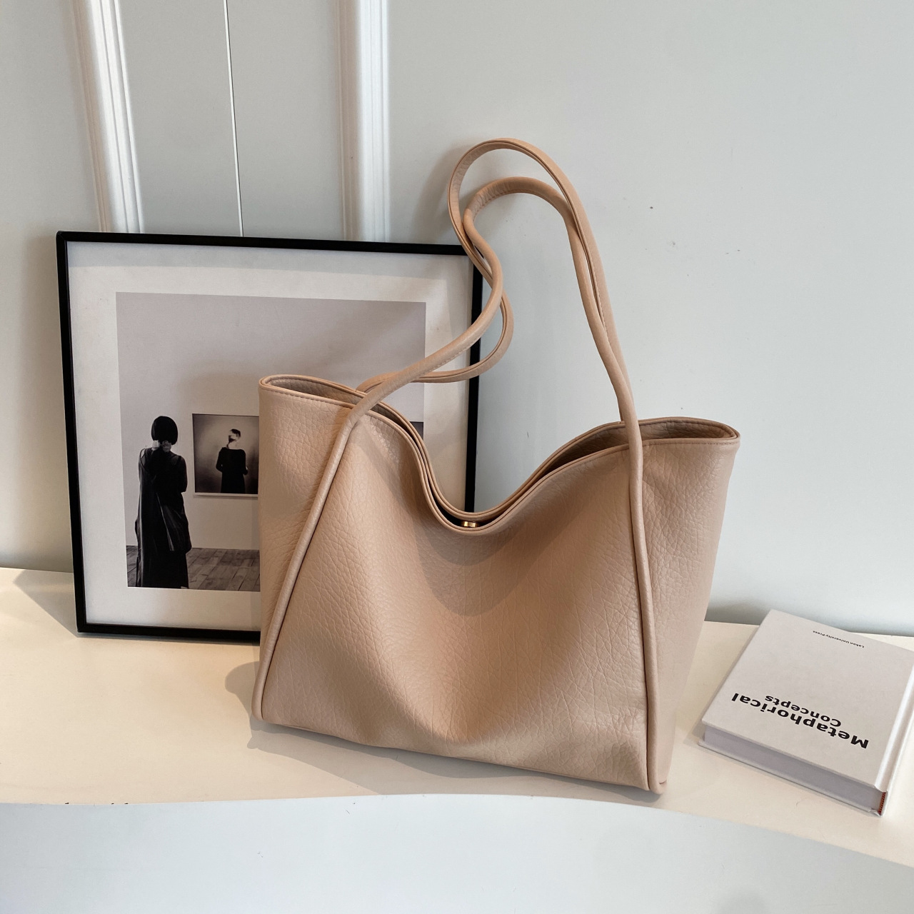 大容量女包包2025软皮质感单肩包休闲百搭上班通勤手提托特包热卖详情14