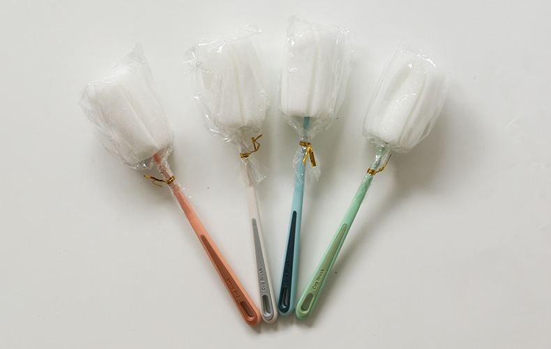 Cup brush, a perfect cup cleaning tool, water cup cleaning, long-handled baby bottle cleaning brush, no blind spots, tea stain removal sponge small brush pic 1