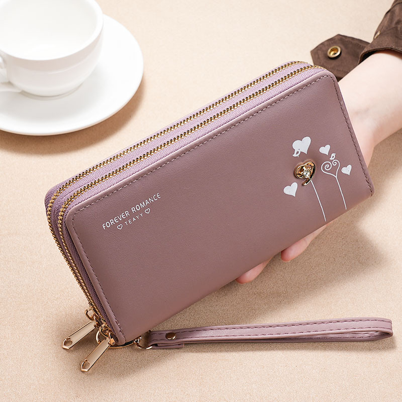 The 2024 new long wallet, clutch, phone bag, coin purse, multi-functional card case, zipper bag and wallet for women pic 3