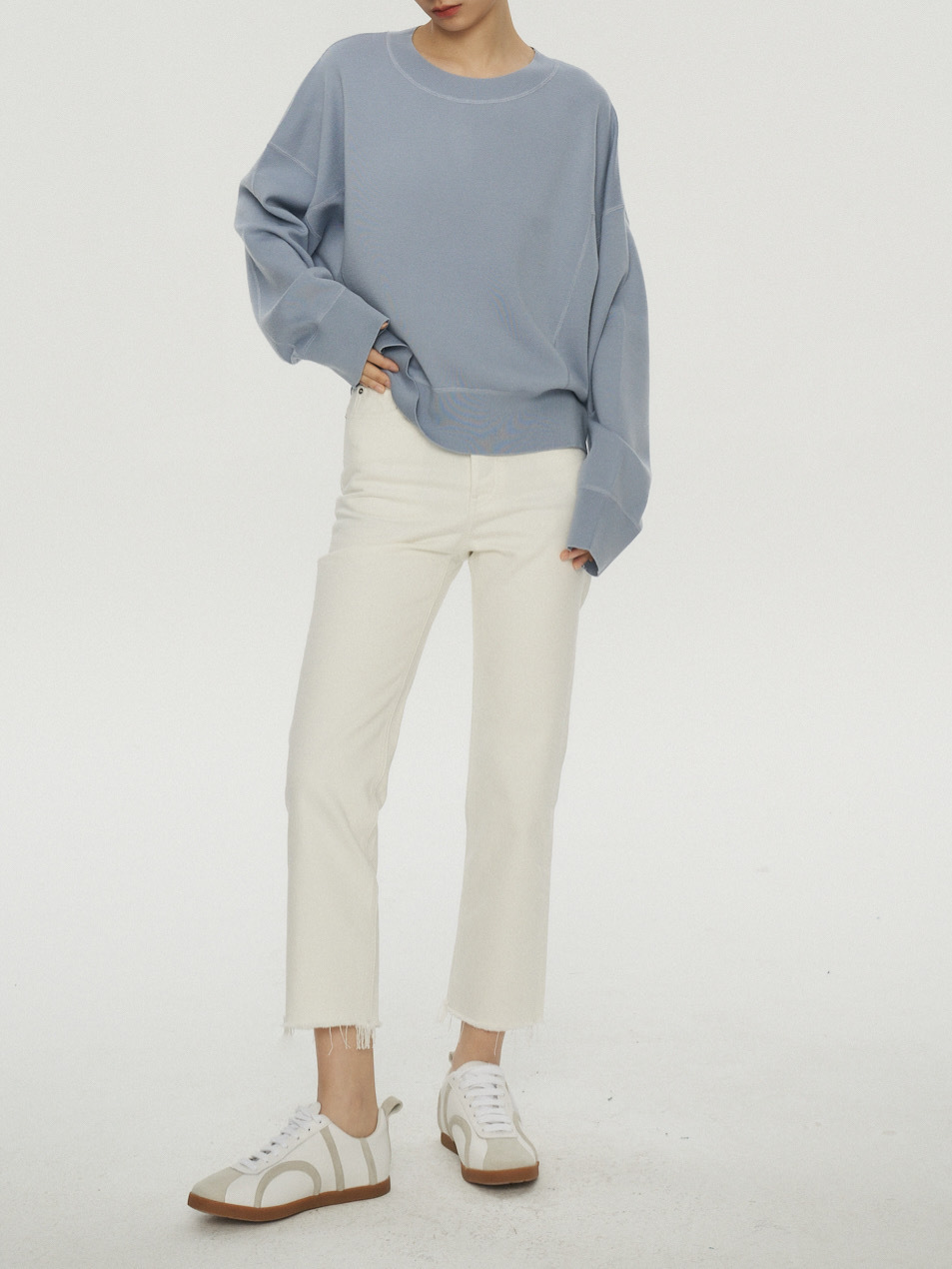 男士白色牛仔裤工作牛仔裤男款系带休闲牛仔裤摆摊用小商品详情6