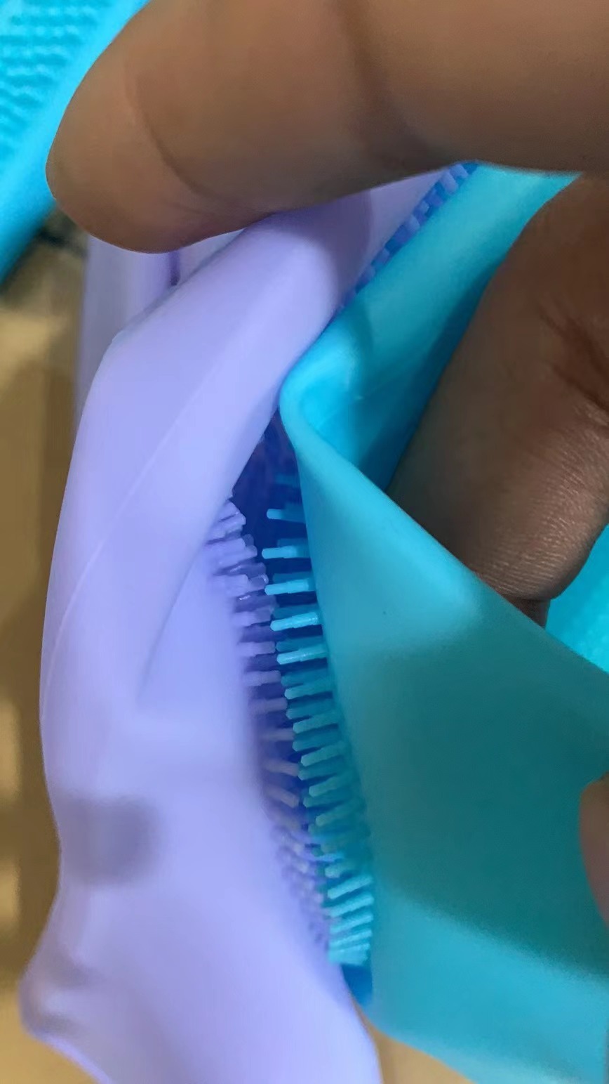 清洁手套硅胶洗碗手套家用硅胶手套洗碗厨房刷碗洗菜宠物洗澡手套详情14