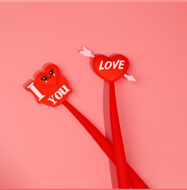 情人节系列卡通创意甩甩笔爱心中性笔商务礼品现货可爱文具用品详情4