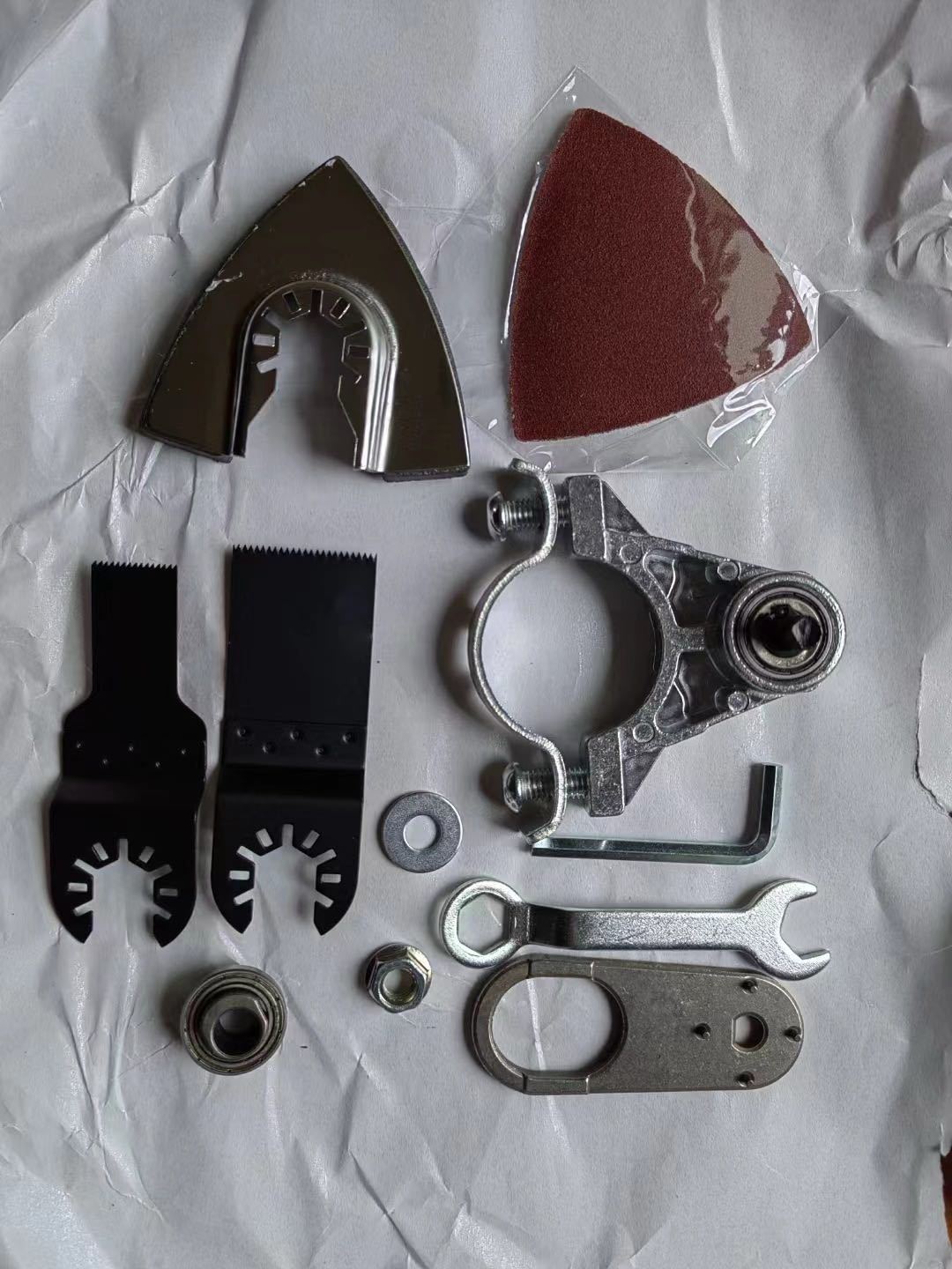 Angle grinder, Universal Treasure Angle grinder, Universal Treasure adapter, electric edge trimming machine, square opening woodworking tools collection pic 5