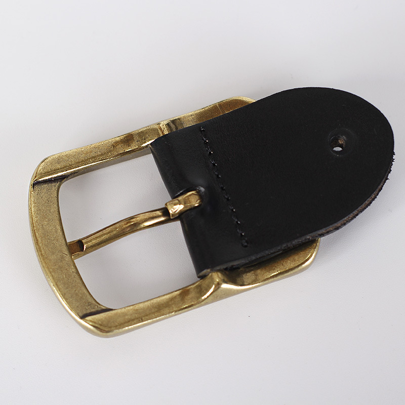 活动款纯黄铜扣头3.8cm实心铜扣子腰带配件服装配饰腰带腰链腰封用详情8