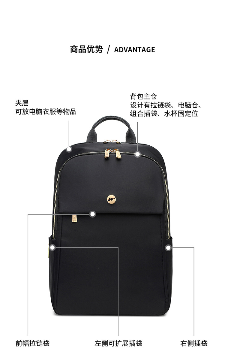 The 2023 new business and casual backpack is a lightweight and simple computer bag with large capacities of 15.6 inches, 14 inches and 13 inches pic 14