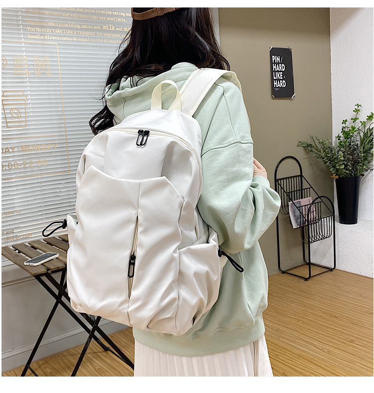 跨境新款双肩包大容量男女学生书包简约休闲短途出差商务电脑包详情42