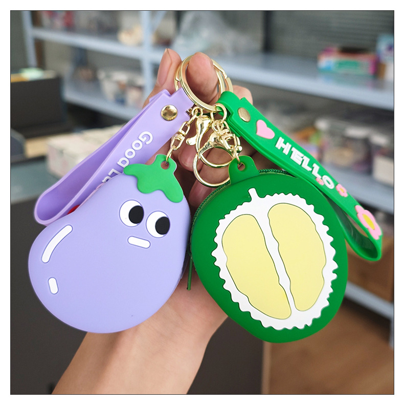 跨境新款卡通硅胶零钱钥匙扣耳机收纳包 硅胶数据线小包包现货批详情1