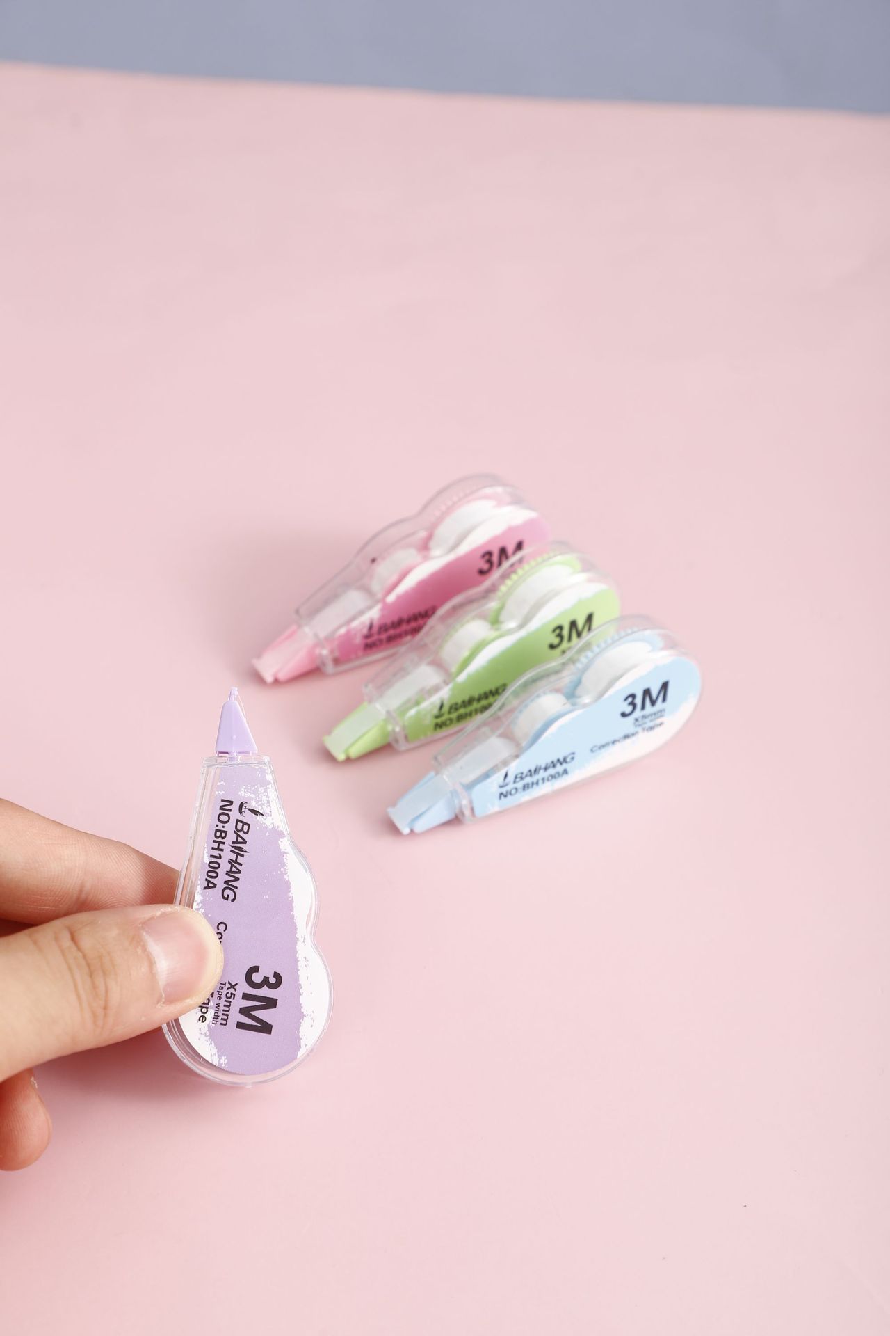 Creative cartoon correction tape, simple semi-transparent mini correction tape, non-breakable office and study supplies correction tape pic 8