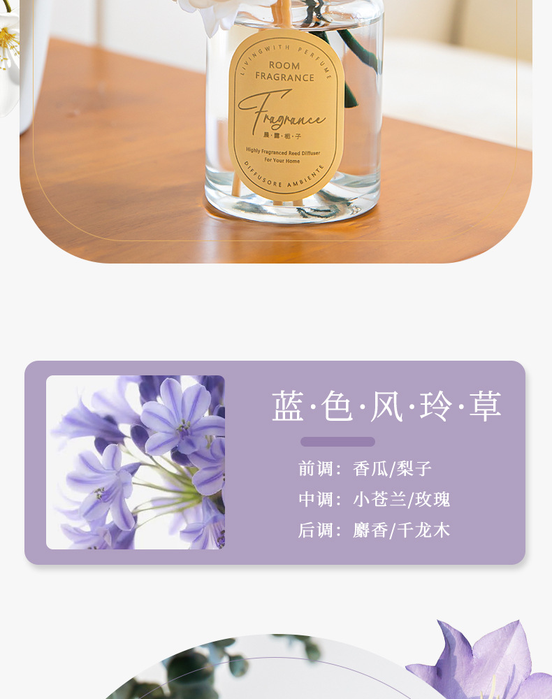 栀子花香薰精油家用伴手礼室内持久无火香薰便携卧室香氛卫生间详情10