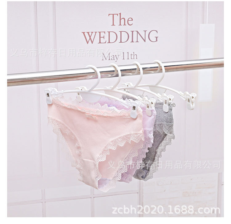 内裤夹子胸罩夹子内衣店文胸内裤架内衣衣架塑料文胸夹文胸衣挂钩详情12