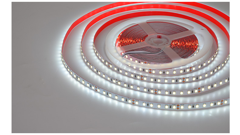 LED低压灯带24V2835贴片自粘120灯家装吊顶橱柜高显指线形灯条详情8