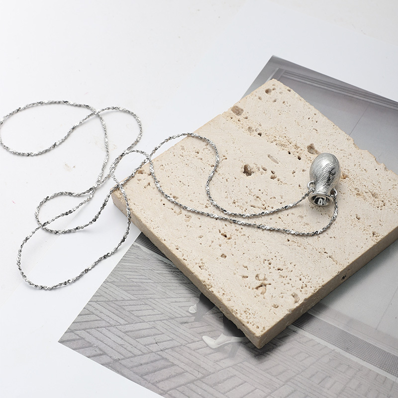 韩国新款~长款项链毛衣链轻奢小众设计高级时尚花瓶颈部配饰挂件详情2