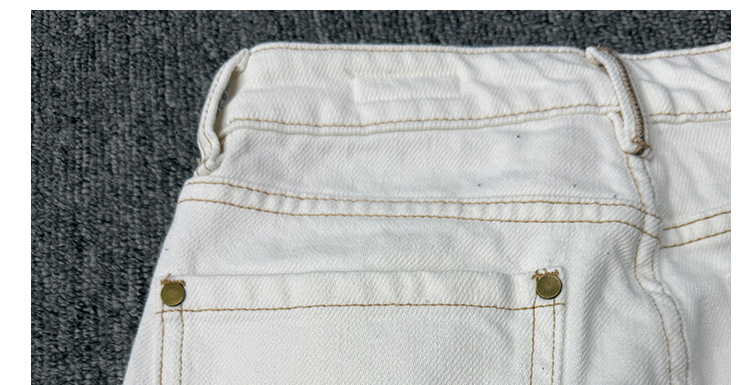 BC High-waisted straight-leg jeans for women, beige, simple style, versatile, casual, loose, wide-leg trousers, European and American style 2026 pic 18