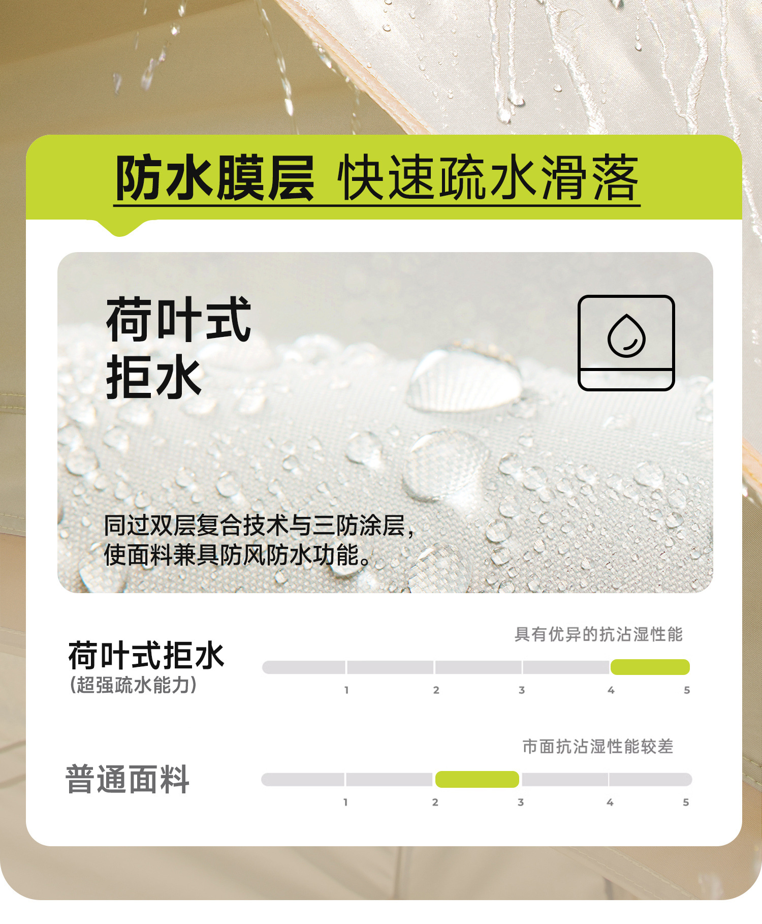 Outdoor inflatable tent for 3-person family camping, waterproof, breathable and portable pic 22