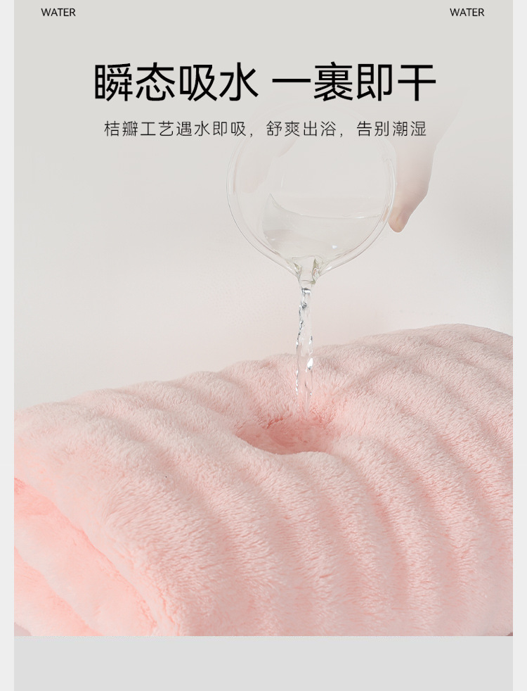 Wholesale of cross-border bubble fleece bath towels, thickened and enlarged coral fleece towels, absorbent and soft face towel sets pic 10
