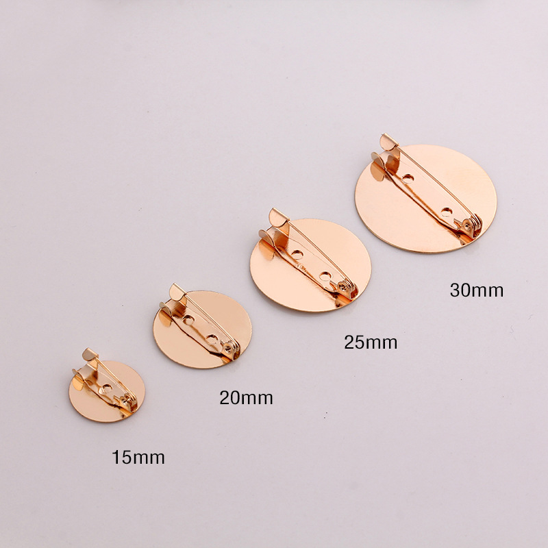 diy brooch accessory tray, brooch material, pin buckle tray, disc brooch holder accessory, brooch accessory brooch flower pic 5