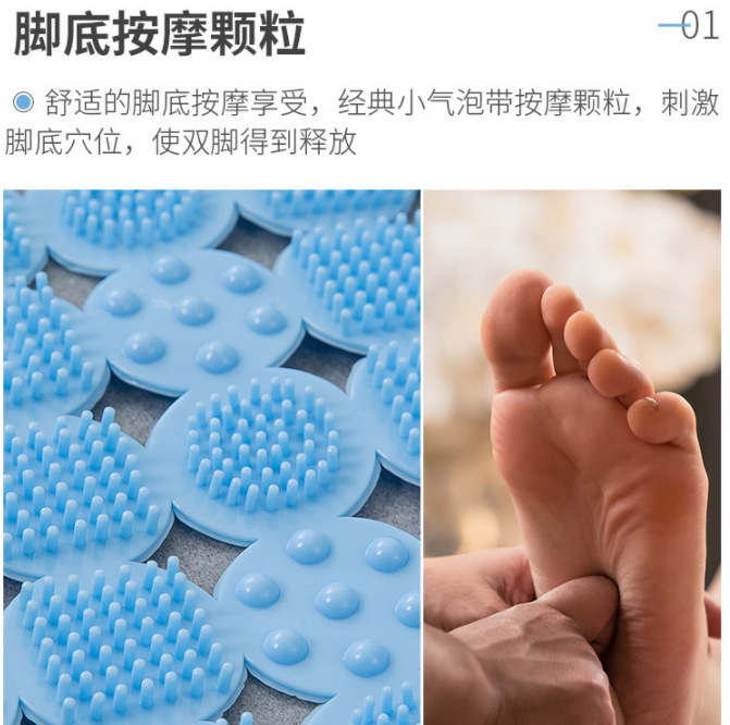 防滑浴室垫LV实色新款水晶带刺洗澡垫按摩垫吸盘卫浴吸盘垫详情2