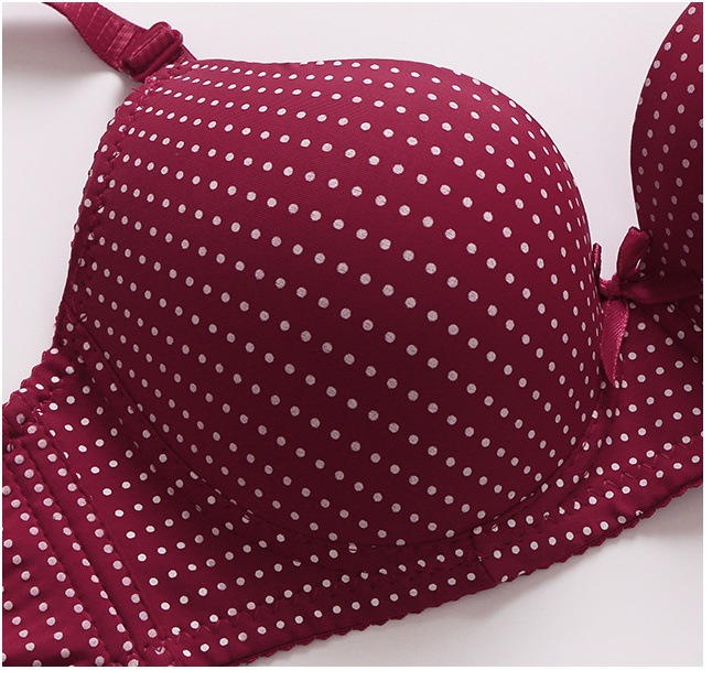 跨境性感少女款内衣女立体杯有钢圈聚拢防下垂C杯文胸套装详情3