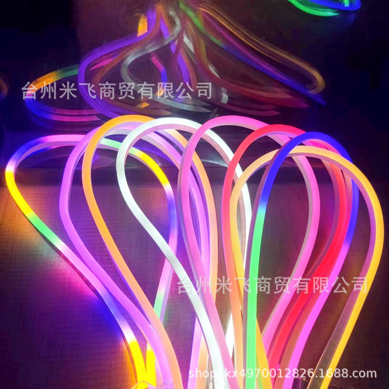 热销3v低压柔性霓虹灯带 软硅胶发光灯条LED造型氛围灯管跨境电商详情7
