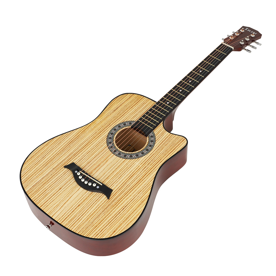 One-piece consignment IRIN38A corner-missing acoustic guitar practice guitar for beginners, wholesale of entry-level guitar instruments pic 14