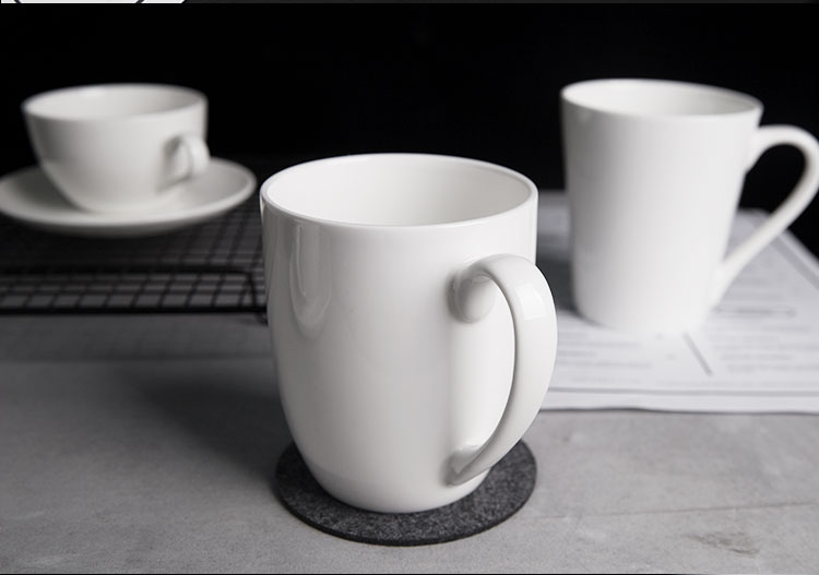 正焕简约骨瓷咖啡杯纯白欧式杯碟意式拿铁拉花陶瓷小奢华茶杯雀巢详情13