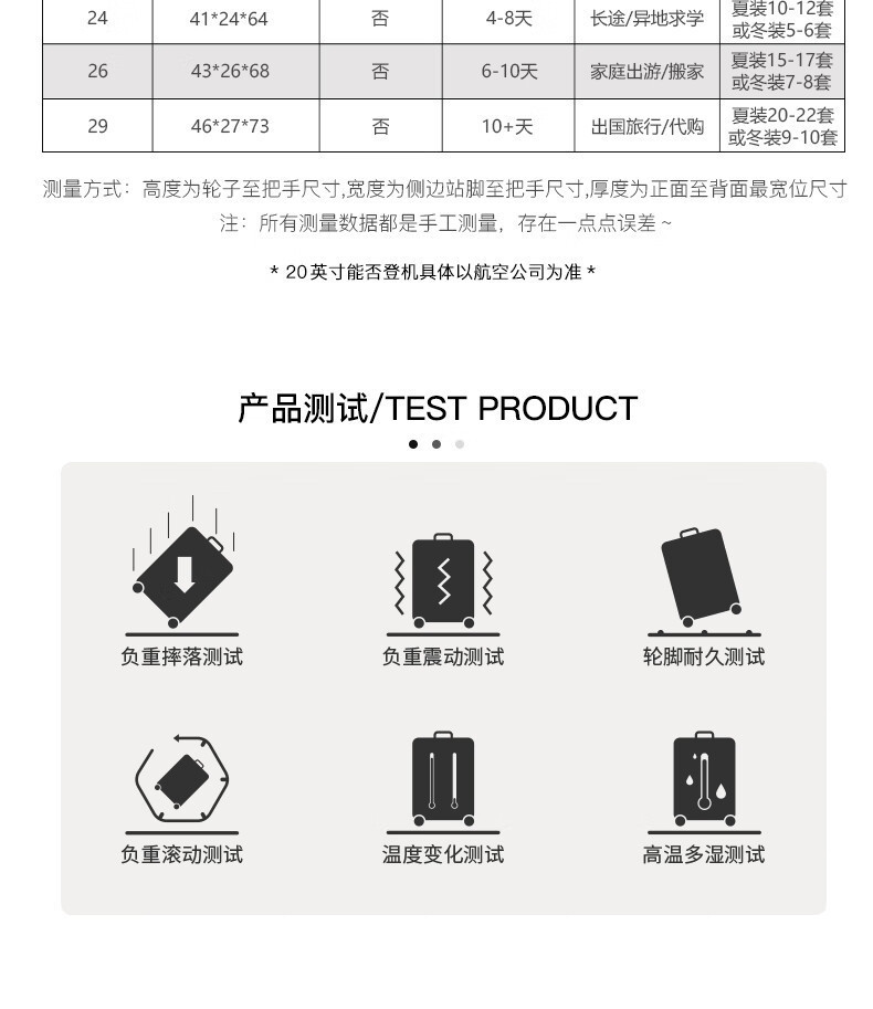 【严选工厂】2025行李箱女网红复古20寸小型旅行拉杆箱24寸学生详情15