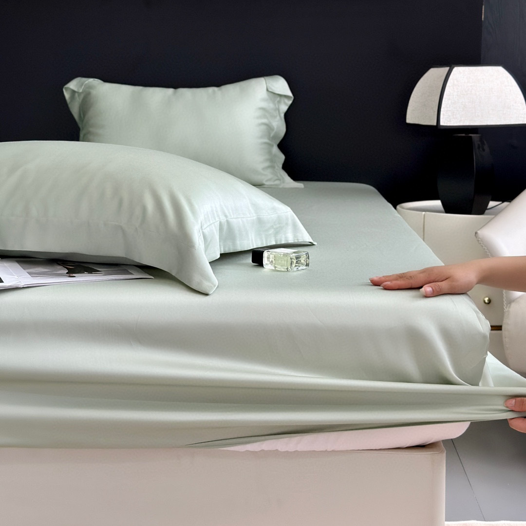 Tencel quilt cover bed cover, single piece, simple and cool summer ice silk bed sheet, suitable for sleeping naked, tatami dust cover pic 31