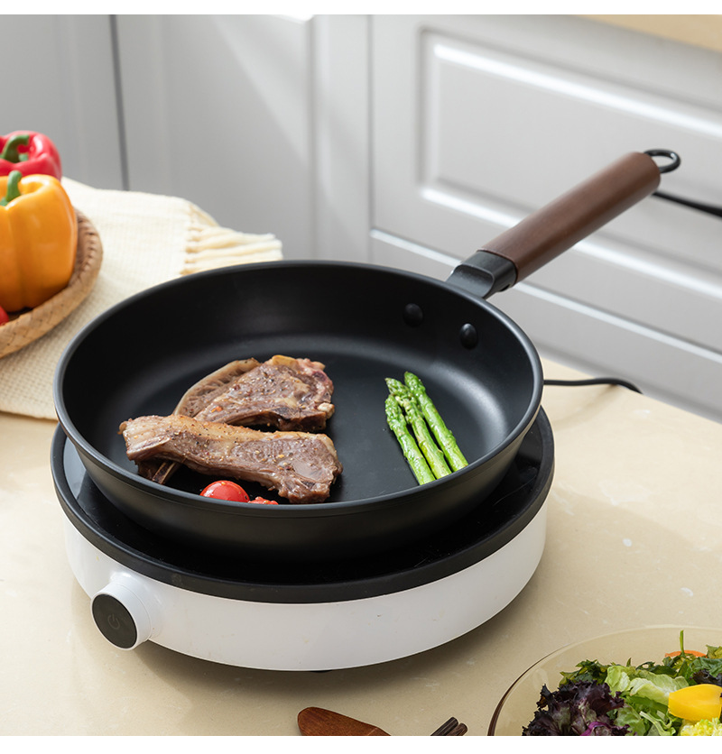 跨境加厚老铁锅不粘锅具四件套铸铁炒锅厨房高档礼品组合套装批发详情7