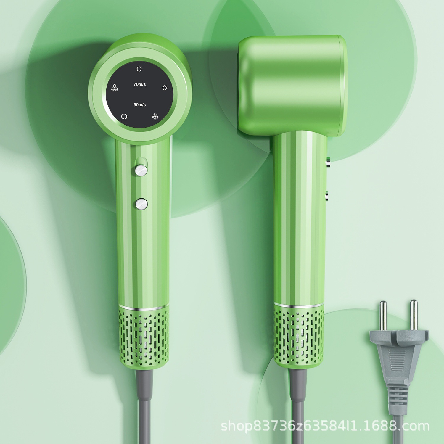 一件代发屏幕显示大功率台湾跨境电商负水离子恒温吹风机高速风筒详情11