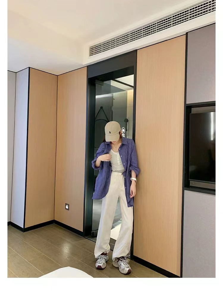 葡萄妈同款 画报女孩 时髦双鞋带网面拼接厚底增高老爹鞋女真皮详情29