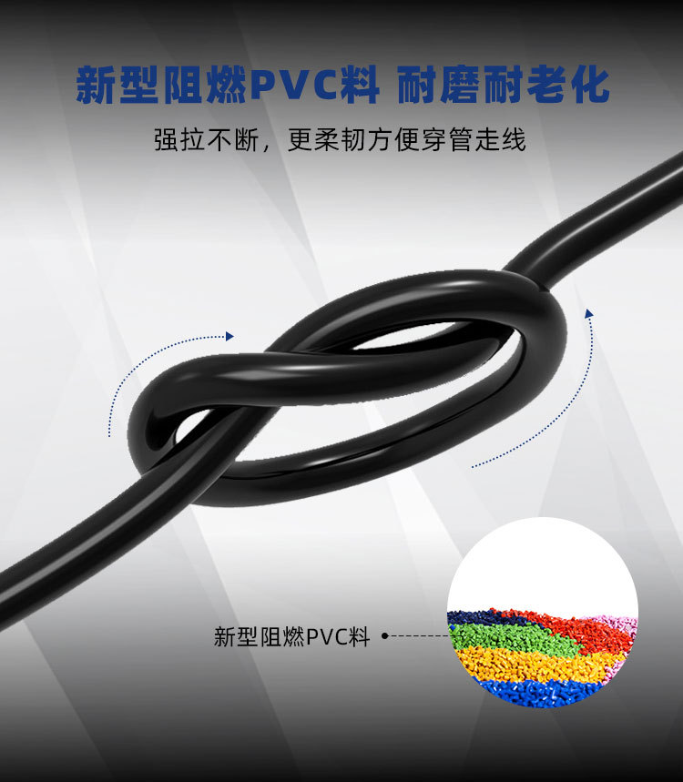 RVV flexible cable reel and cable cross-sectional diagram pic 16