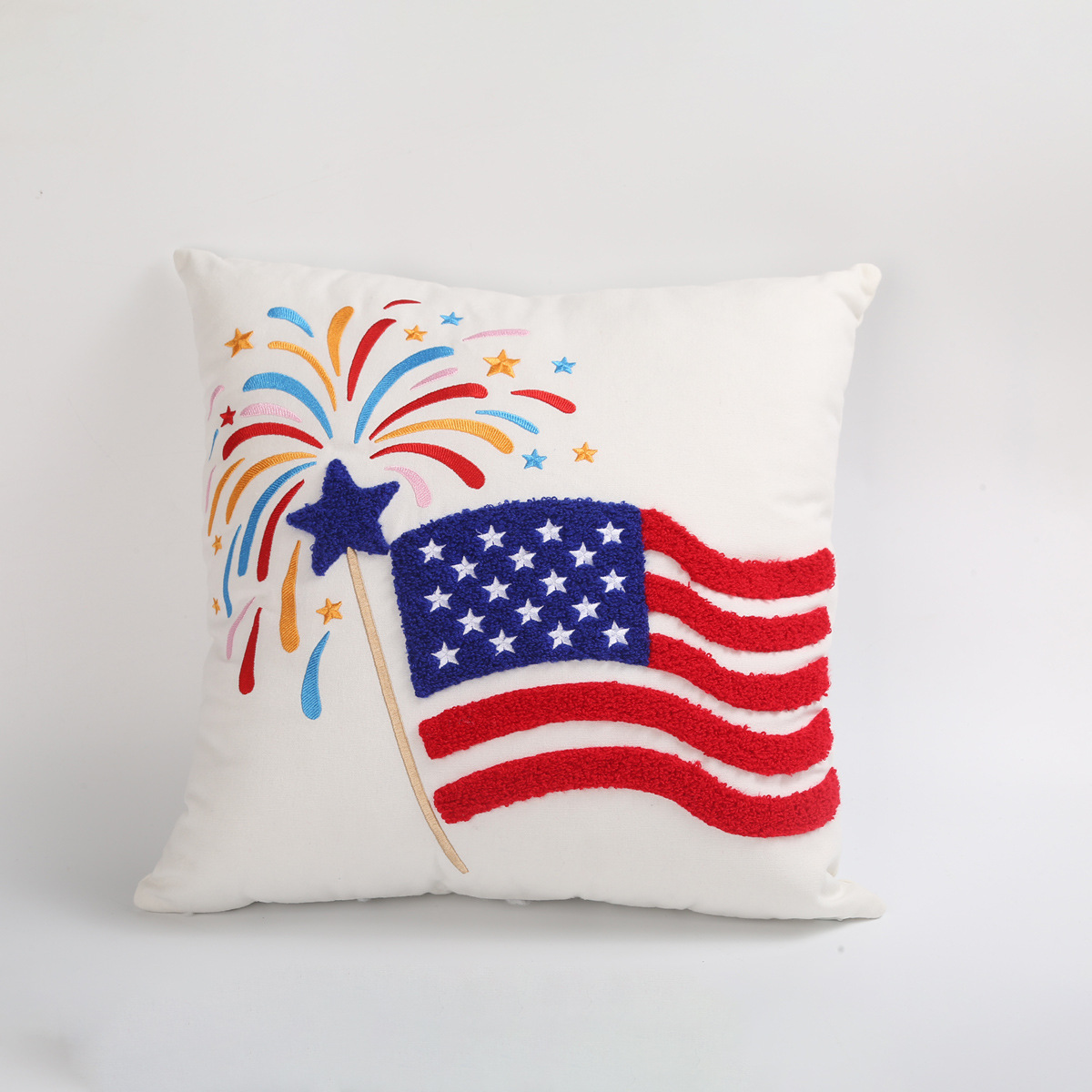 American Stars and Stripes cross-border new pillowcase, towel embroidery, outdoor home decoration, pillow, canvas cushion, pillow and quilt pic 7