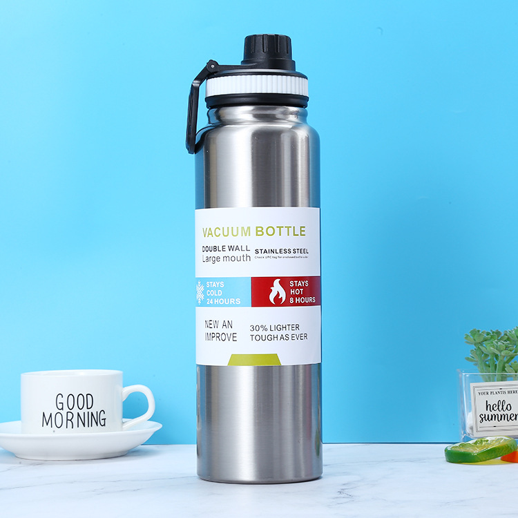 大容量800ml户外运动水杯！304不锈钢保温太空杯水壶详情9