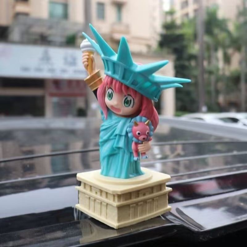广东货动漫阿尼亚cos自由女神桌面车载摆件 高品质潮玩手办模型雕像 精致细腻收藏级手办详情1