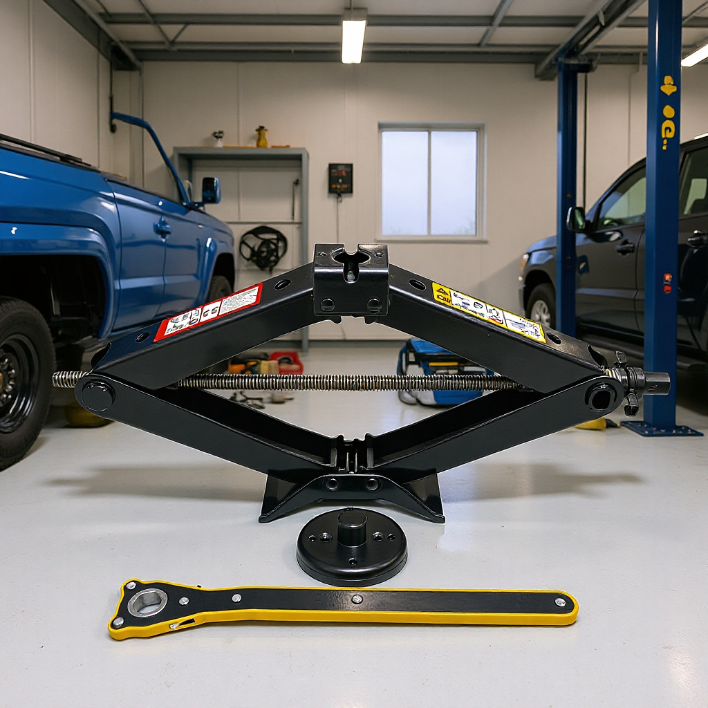 The new YILUN brand Tesla car scissor jack, a universal and labor-saving jack, is suitable for all family car models pic 11