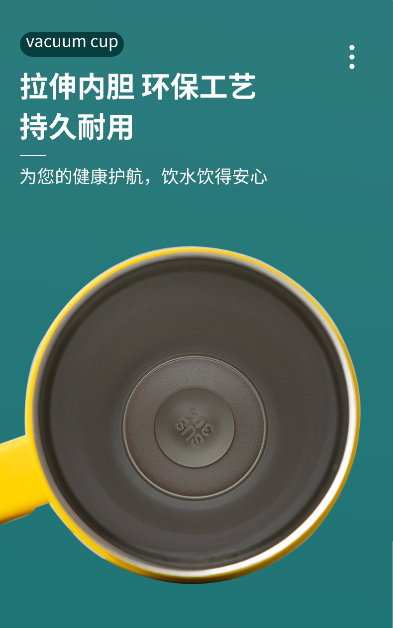 新款巨无霸不锈钢保温杯带防滑手柄汽车杯户外车载吸管冰霸杯水杯详情5