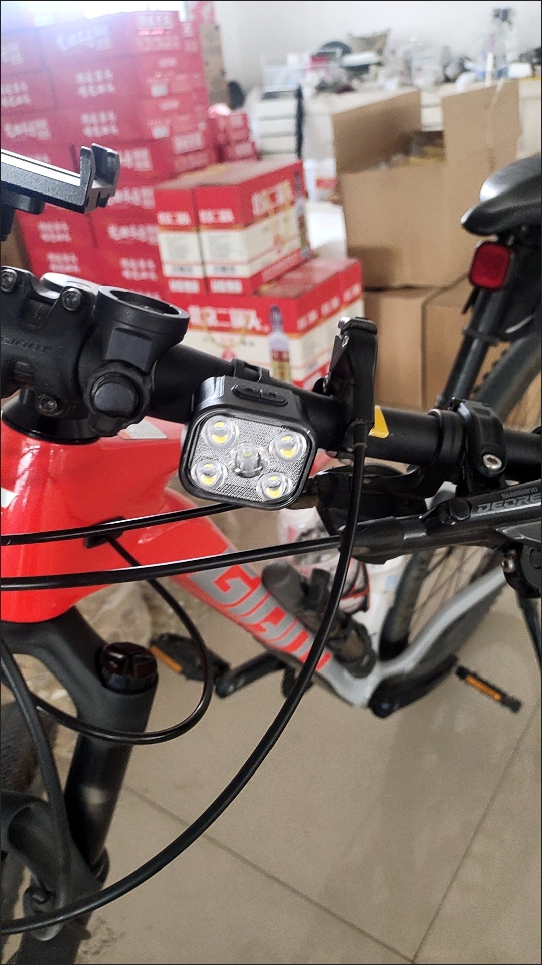 跨境LED自行车灯山地车夜骑照明前灯警示尾灯套装 户外骑行装备灯详情16