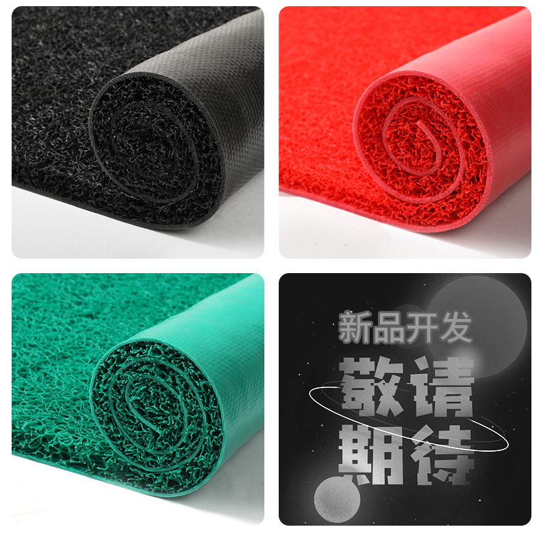 商用门口防水塑料丝圈脚垫耐脏防滑可裁剪入户门地垫家用地毯详情9