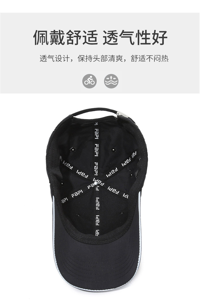 新款FBPl刺绣字母棒球帽遮阳防晒时尚休闲春秋季男女同款出游必备详情5