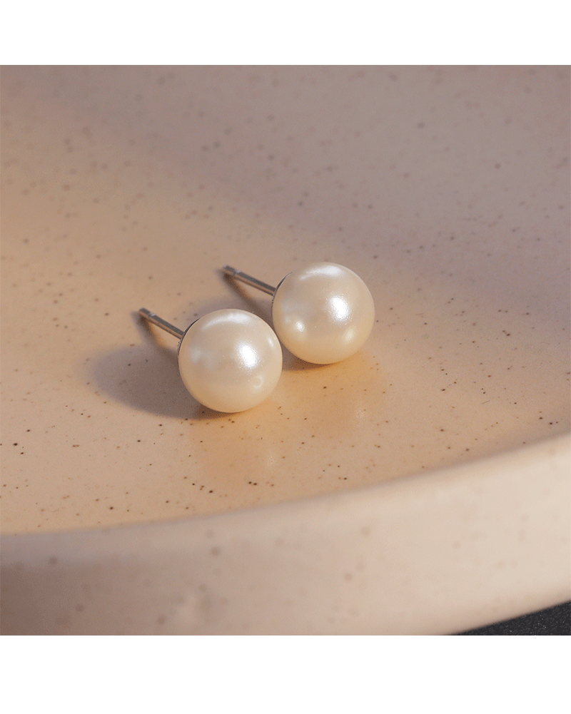 Pendientes de plata 925 con agujas swaro y perlas de plata ins blogger Feve mismo estilo brillante vintage harborwind gran bombilla pendientes pic 8