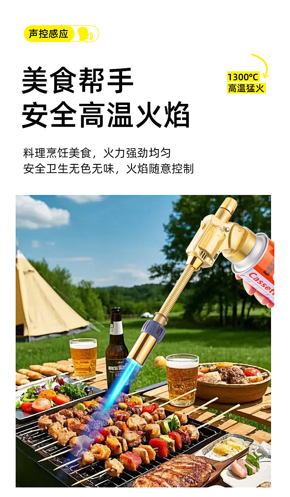 Wholesale of the new SF-258 voice-controlled card-type handheld high-temperature gold melting gun gas tank igniter pic 9