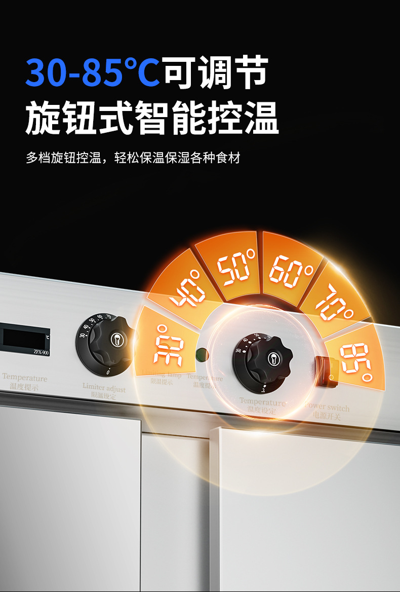 Hotel banquet insulated food delivery truck, stainless steel mobile insulated food truck, double-door constant temperature heating commercial pic 11