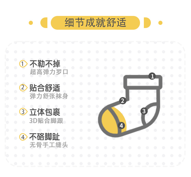 儿童袜子夏季A类透气网眼宝宝精梳棉中筒袜婴儿女童中小童舒适袜详情8
