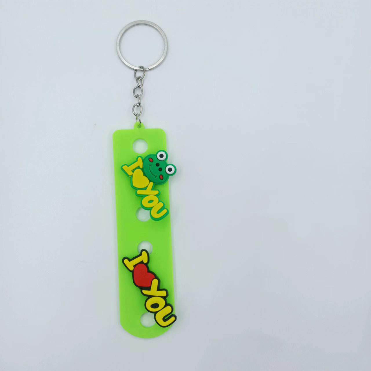 新款diy钥匙扣厂家洞洞钥匙扣卡通挂饰个性PVC钥匙板挂件装饰品配详情12