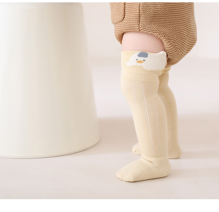 新生儿长筒袜秋冬季新品棉袜过膝卡通松口抗菌婴儿宝宝高筒袜子详情10